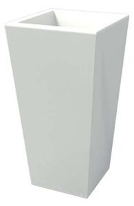 Porta vaso Vaso in polietilene EGIZIO LISCIO 32x22x53 cm ideale per arredare al meglio sia un ambiente interno che esterno Neutro