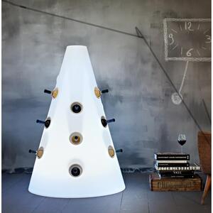 Portabottiglie espositore Albero luminoso FIZZ 18 vani in materiale termoplastico