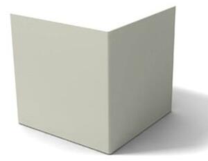 Espositore, tavolo, seduta in polietilene 35x35x35 cm Icekub bianco