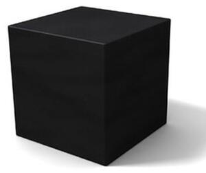Espositore, tavolo, seduta in polietilene 35x35x35 cm Icekub nero grafite