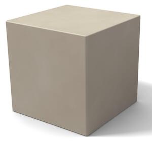 Espositore, tavolo, seduta in polietilene 45x45x45 cm Icekub tortora