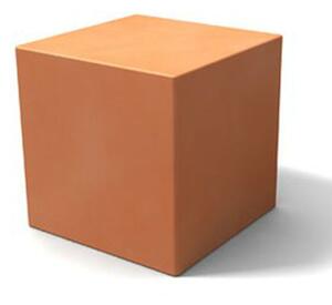 Espositore, tavolo, seduta in polietilene 35x35x35 cm Icekub arancio