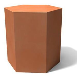 Espositore, tavolo, seduta in polietilene 90x70x h 90 cm - 13 kg ICETAB COLORE Arancio