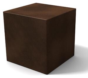 Espositore, tavolo, seduta in polietilene 45x45x45 cm Icekub bronzo