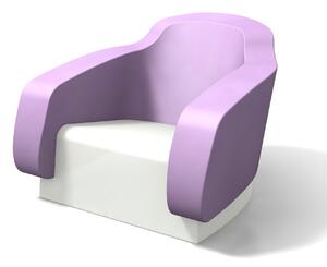 Poltrona Poltrona bicolore in polietilene Klimt 97x84xh67 cm peso 14 kg colorata