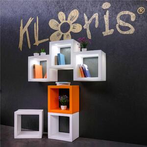 Cubo , Libreria contenitore , POP UP da terra o da Muro in polietilene 45x29xh45 cm Interne 36X36 cm Ideale per un ambiente esterno ed interno