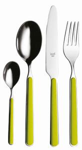 Serv.posate 36 pezzi fantas.verde oliv Fantasia in Acciaio Inossidabile, colore Verde Oliva, Lavabile in lavastoviglie