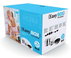 Batteria di Pentole Mepra Every Day Easy Box Per 2 persone Acciaio Inox 1810