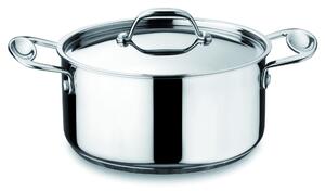 Casseruola Rotonda due manici �20xh12 cm con Coperchio inox GLAMOUR DIAMOND adatta all'induzione