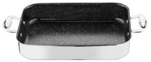 Rostiera In Acciaio inox GLAMOUR STONE 35x25 cm