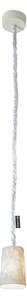 Lampada da Soffitto Paint nebula colore bianco Altezza 17,5 cm Diametro 12 cm, realizzata in laprene, nylon, nebulite