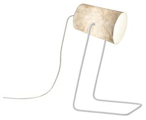 Lampada da Tavolo Paint T nebula colore bianco Altezza 17,5 cm Diametro 12 cm, realizzata in acciaio, nebulite
