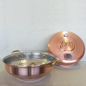 Forno in rame con termometro Idea �40xh27 cm ideale per cucinare pizze focacce primi e secondi piatti, risparmio energetico enorme basta una fiammella