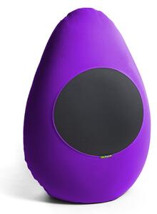 Pouf in microfibra elastica traspirante X-Drop 70x40xh140 cm colore Viola
