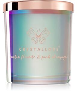 Crystallove Crystalized Scented Candle Rainbow Fluorite candela profumata 220 g