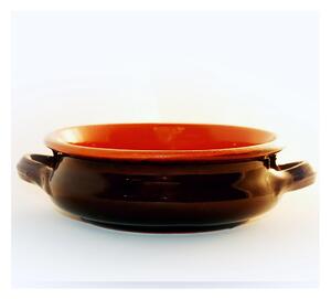 Tegamini in Terracotta 6 pezzi Apulia �17xh6 cm Colore Terra Cotta Adatti per cucinare su : Fiamma, Piastra elettrica , Forno , Microonde