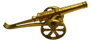 Fermacarte Cannone in Ottone massiccio Dimensioni 23x7cm - peso 1.00 kg struttura in ottone massiccio realizzato in Italia ottone lucido