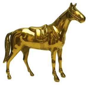 Cavallo in Ottone massiccio Dimensioni 18x23cm - peso 2.00 kg struttura in ottone massiccio realizzato in Italia ottone lucido