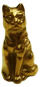 Fermacarte Gatto in Ottone massiccio Dimensioni 4x7cm - peso 0.300 kg struttura in ottone massiccio realizzato in Italia ottone lucido