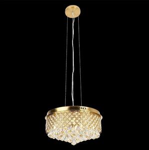 Lampadario a sospensione con filo AMAPOLI 7xG9/28W/230V diametro 45 cm oro