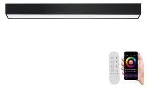 Immax NEO 07255L - Luce LED dimmerabile LUNGO 20W/230V Wi-Fi Tuya nero + +TC