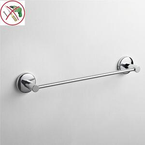 Maniglione Porta asciugamano da BAGNO Idra 40x6,5xh5,5 cm in finitura cromo lucido fissaggio con adesivo 3 M bagno galvanico di oltre 22 micron inalterabile nel tempo