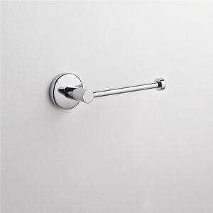 Portarotolo da bagno fissaggio a muro IDRA 18x6,5xh5,5 cm inox lucido fissaggio stop e viti bagno galvanico di oltre 22 micron inalterabile nel tempo