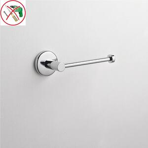 Porta asciugamano da bidet Idra 28x6,5xh5,5 cm in finitura cromo lucido fissaggio con adesivo forte 3 m bagno galvanico di oltre 22 micron inalterabile nel tempo