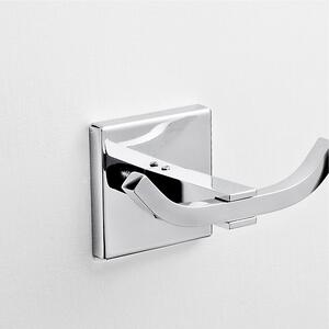 Appendino doppio fissaggio con Viti e Stop Plano 10,5x6,5xh5,5 cm bagno galvanico di oltre 22 micron inalterabile nel tempo