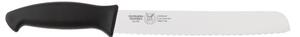 Coltello pane cm 23, colore nero , manico in gomma termoplastica