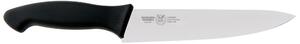 Coltello cucina cm 20, colore nero , manico in gomma termoplastica