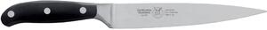 Coltello filettare flessibile lama forgiata cm 18 indispensabile per le operazioni di sfilettatura del pesce in acciaio W.Nr.1.4116 , Manico in Resina Acetalica e rivetti inox