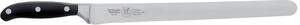 Coltello Salumi Forgiato cm 32, in acciaio W.Nr.1.4116 nella cucina professionale per il taglio manuale dei salumi ma anche nella preparazione di dolci, colore manico Nero