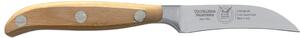 Coltello cucina verdura forgiato in acciaio W.Nr.1.4116 manico legno di Frassino cm 8, Manico in essenza legno di Frassino