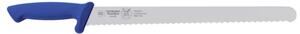 Coltello professionale a LAMA SEGHETTATA RIGIDA Manico Protetto dimensioni 36 cm tagli netti senza sbavature trattamento germicida adatto lavastoviglie