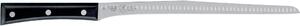 Coltello salmone Stretto flessibile in acciaio 18/10 manico in Paperstone cm 28 colore Nero