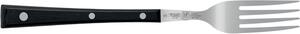 Forchetta da tavola in acciaio inox 18/10 colore Nero, manico in paperstone 206 mm perfetto per tavola cucina