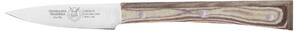 Coltello cucina cm 8, colore nocciola, manico in paperstone