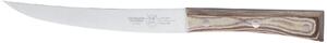 Coltello filettare extra flex cm 18, colore nocciola, manico in paperstone