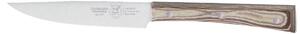 Coltello bistecca stretto cm 13, colore nocciola, manico in paperstone