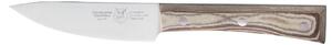 Coltello cucina cm 12, colore nocciola, manico in paperstone