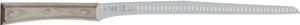 Coltello salmone Stretto flessibile in acciaio 18/10 manico in Paperstone cm 28 colore nocciola
