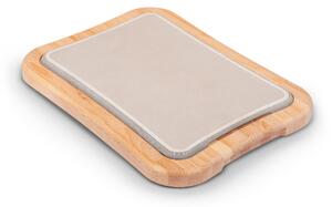 Tagliere in Paperstone con porta tagliere Listellare di faggio 40x30xh 3cm in legno di Faggio