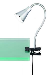 Lampa a morsetto led c/flex alluminio arras r22711187