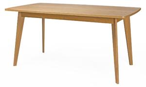 Tavolo allungabile Kensal in legno ingegnerizzato e massiccio, dimensioni 160/200 x 90 x h77 cm, peso 38 Kg, finitura quercia