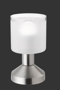 Lampada da tavolo metallo gral con vetro r59521007 acciaio