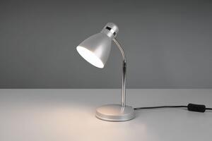 Lampada harvey metallo flessibile h.33cm alluminio e cromato r50731087