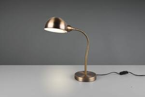 Lampada perry flessibile h.46cm ottone invecchiato 504900104