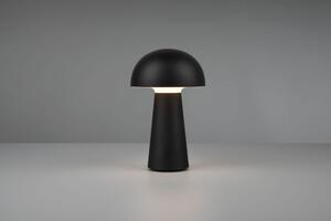 Lampada lennon led fungo ricaricabile usb touch 4 intensità nera r