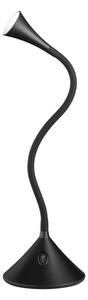 Lampada tavolo viper con braccio flessibile nera r52391102